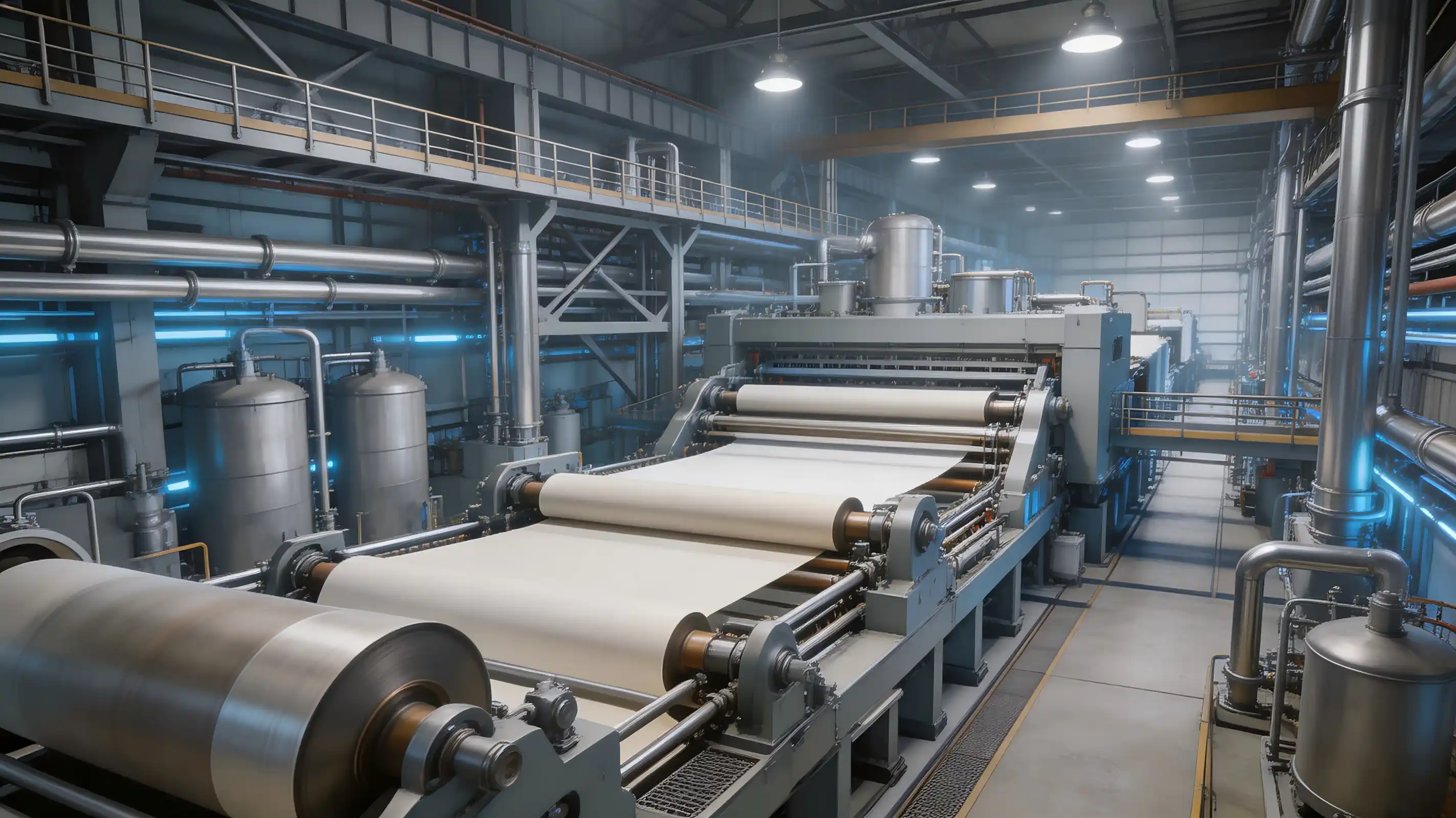 Pulp and paper manufacturing facility